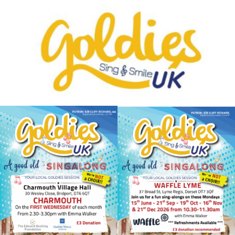 Goldies Sing & Smile Sessions in Lyme Regis and Charmouth